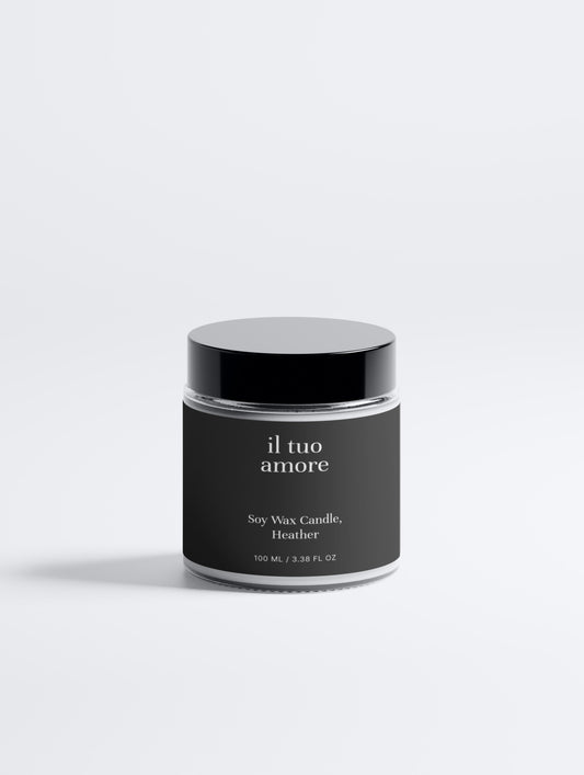 Soy Wax Candle, Heather